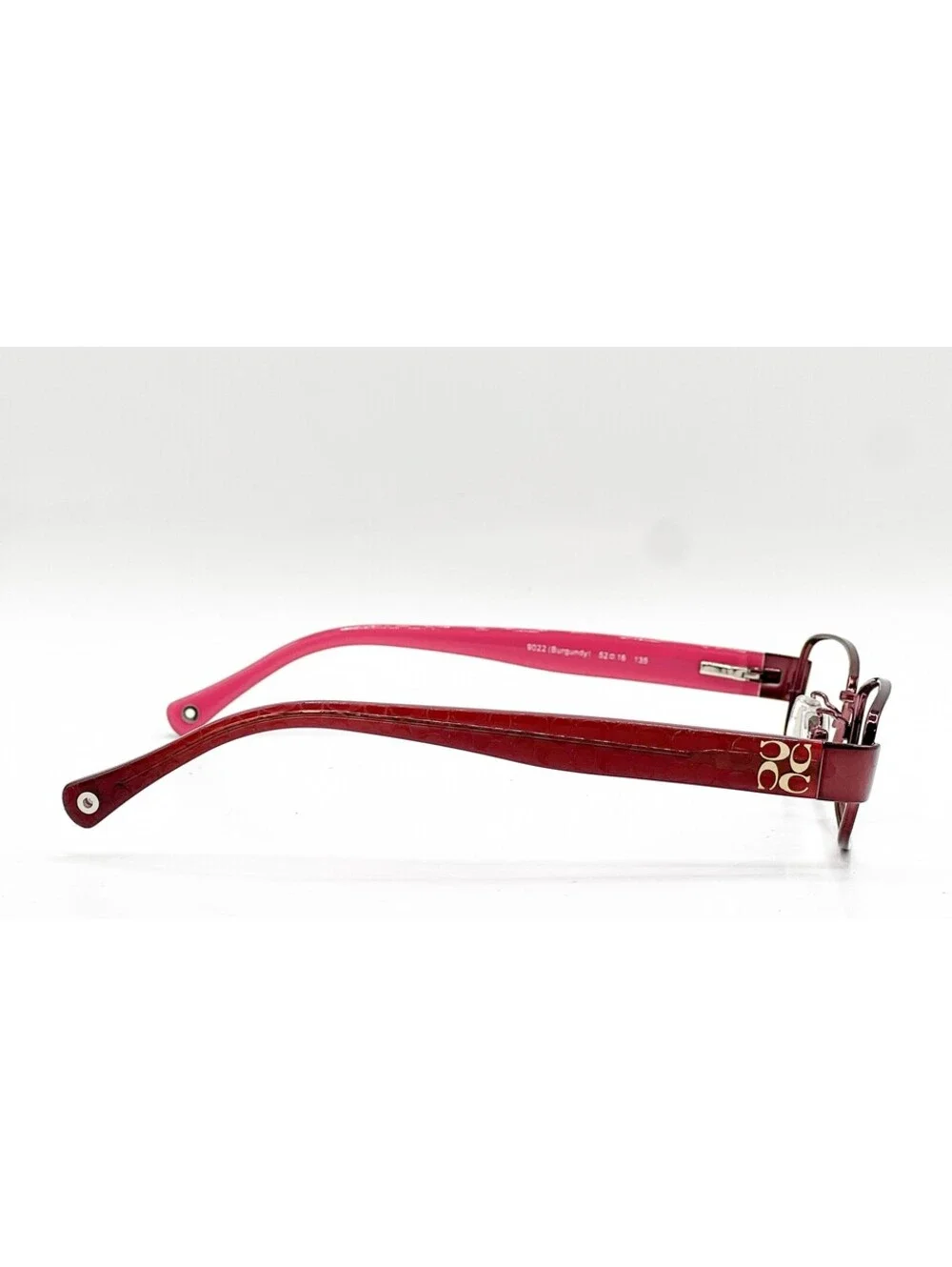 Coach HC 5001 9022 Burgundy Rectangle Authentic Eyeglass Frames 52-16-135